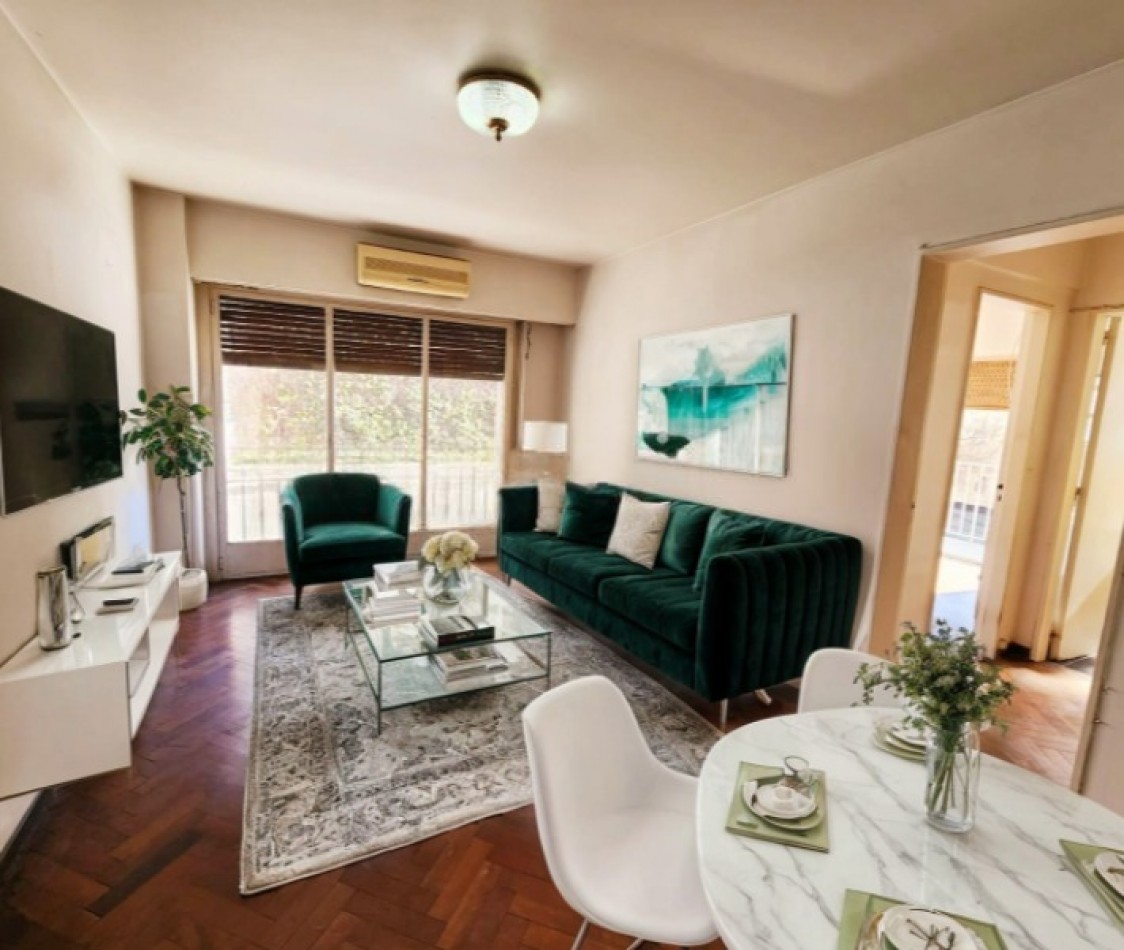 Departamento de 2 Ambientes con Balcon y Cocina Independiente - Ubicacion Estrategica en Palermo- APTO CREDITO 