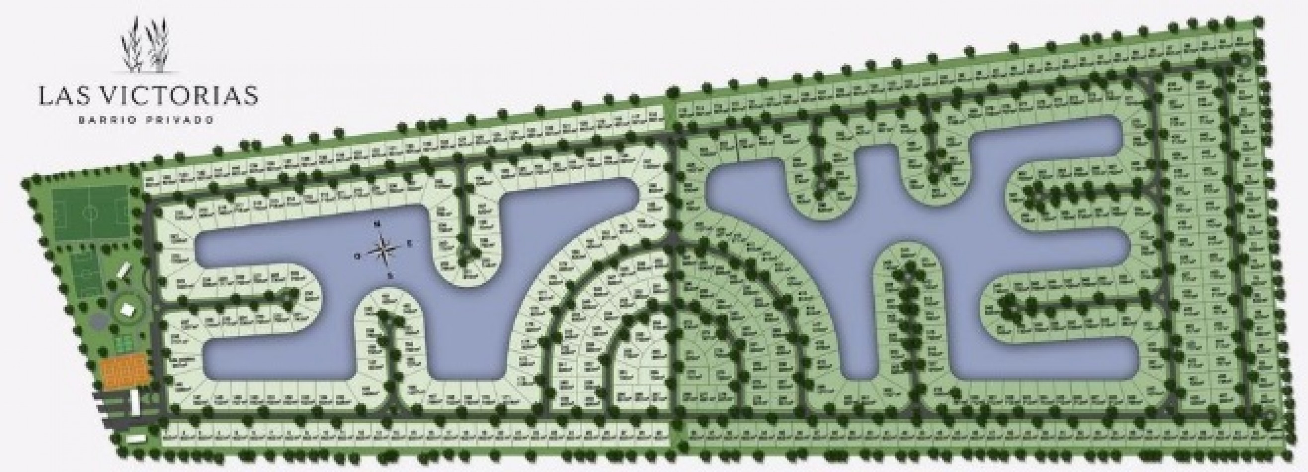 LOTE FRENTE A LA LAGUNA - EN VENTA - BARRIO LAS VICTORIAS