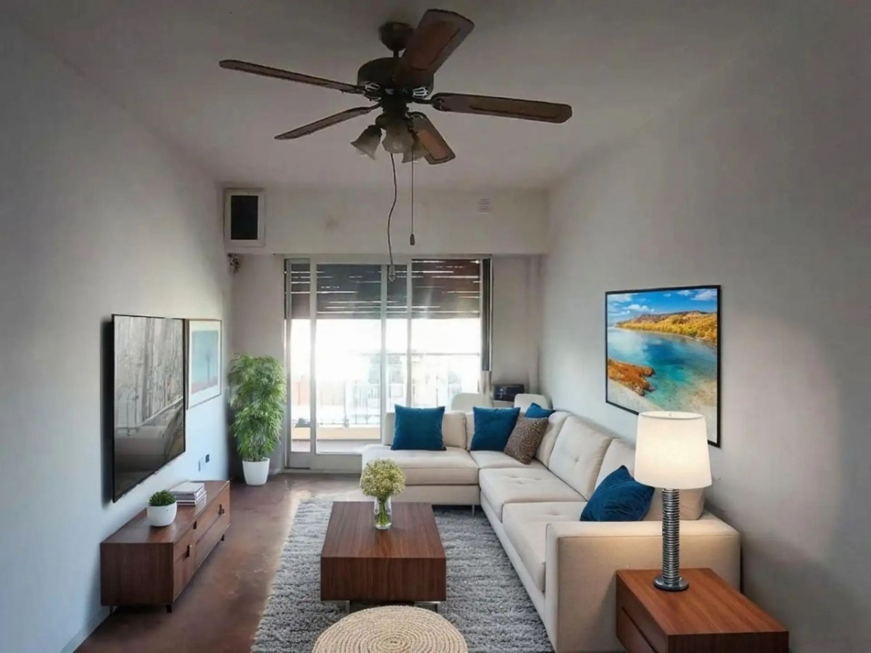 VENTA DTO 3 AMB C/BALCON  CONTRAFRENTE FLORESTA