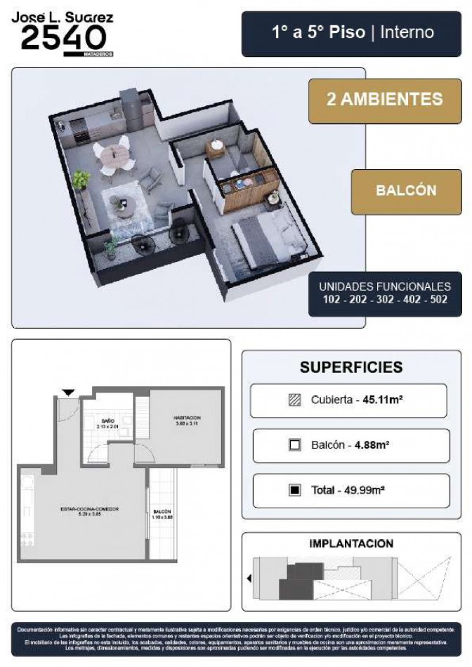 PRE VENTA EN POZO - DEPTO 2 AMB EN POZO- MATADEROS