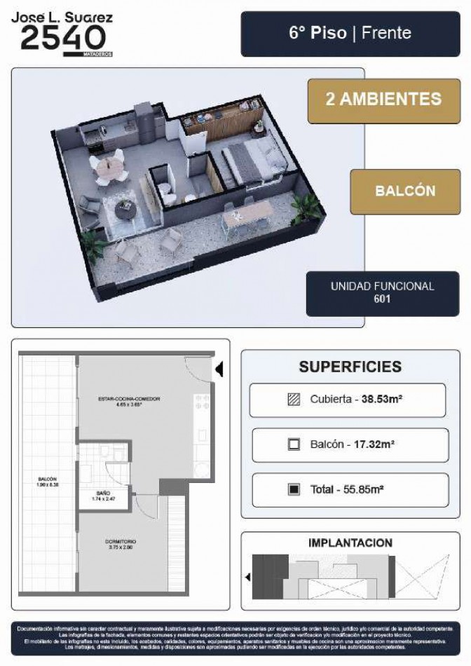 PRE VENTA EN POZO - DEPTO 2 AMB EN POZO- MATADEROS